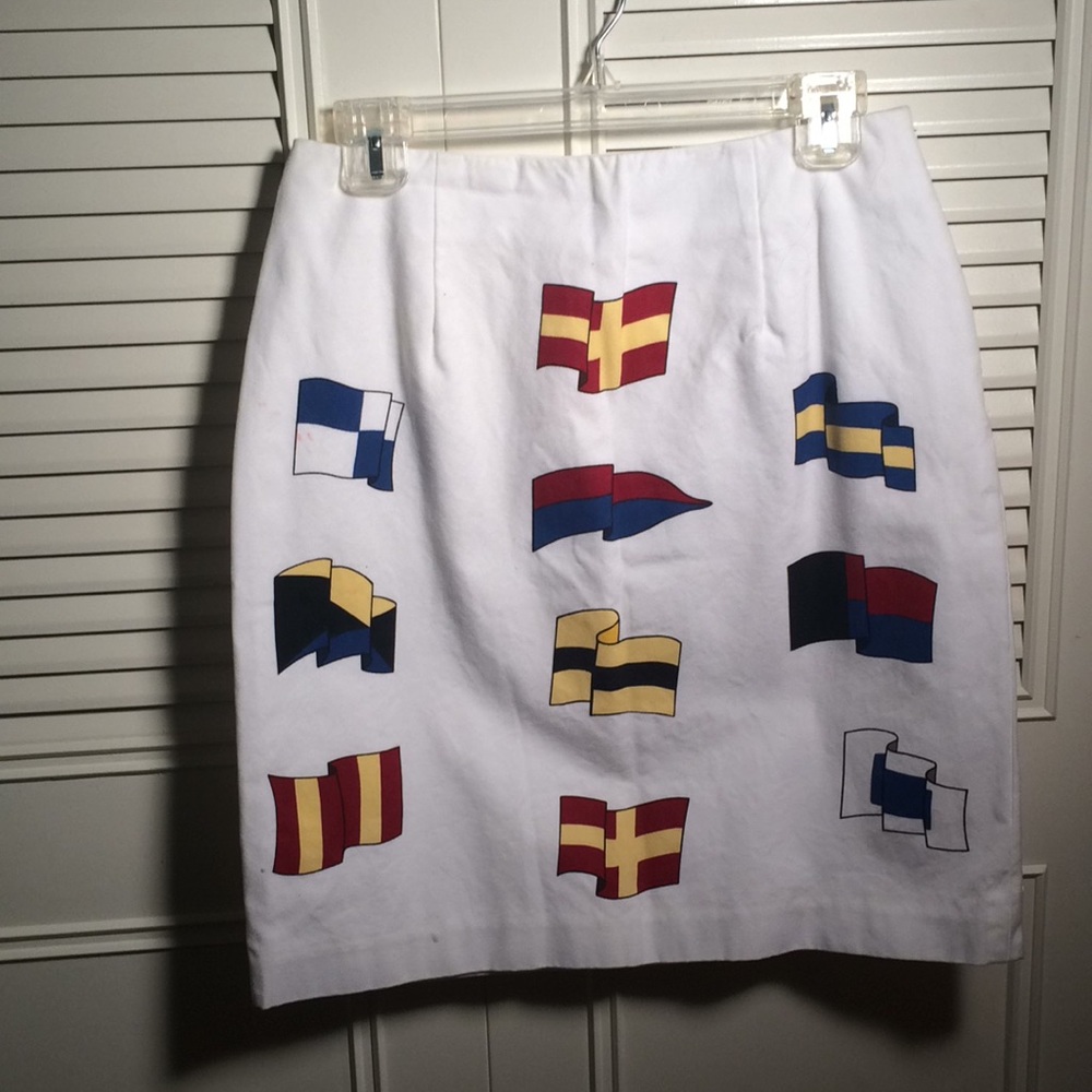 Skirt 8, Nautical Short Golf Skirt by Talbots